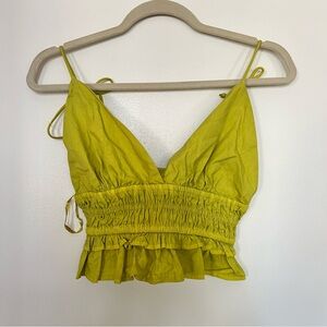 Chartreuse mini crop